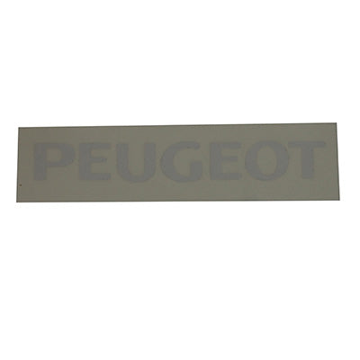 PEUGEOT CYCLO STICKER FOR SADDLE OR BODYWORK WHITE (150 x 19 mm) -P2R SELECTION-