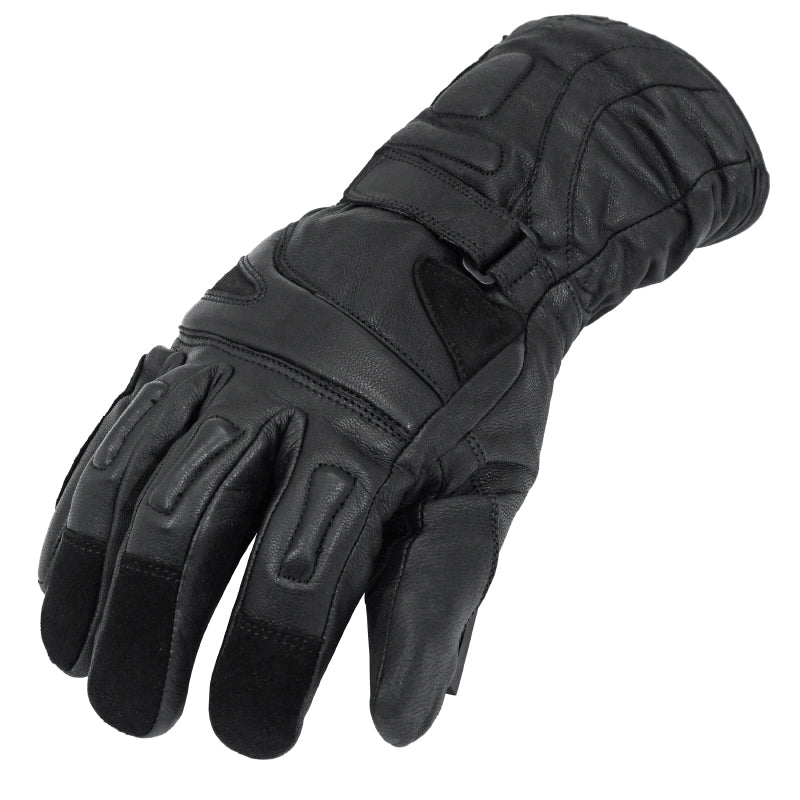 ADX ALASKA BLACK AUTUMN-WINTER GLOVES SIZE 8 (S) (NF EN 13594: 2016 APPROVED)