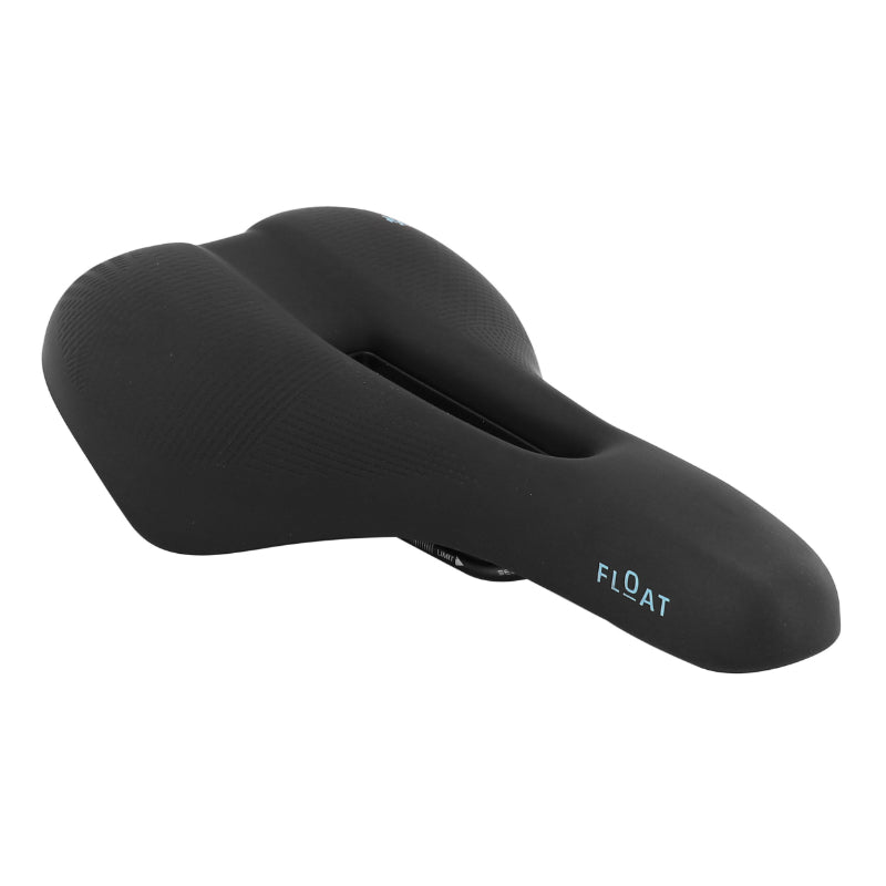 SELLE ROYAL FLOAT TREKKING AVEC TROU CENTRAL A MEMOIRE DE FORME MODERATE NOIR 282x183mm