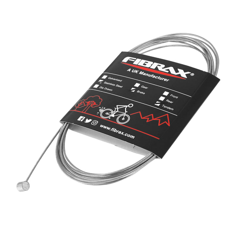 CABLE DE FREIN VTT FIBRAX TANDEM INOX 3.00M