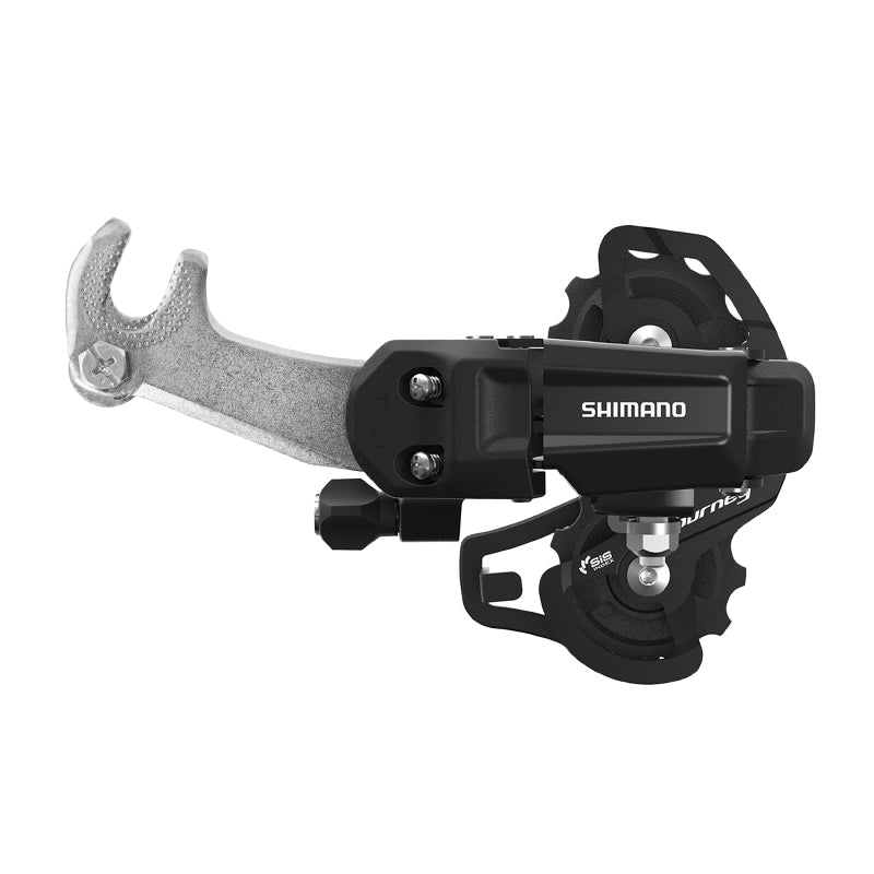 DERAILLEUR VTT ARRIERE SHIMANO TY200  6-7V. TOURNEY AVEC PATTE POUR MONO PLATEAU