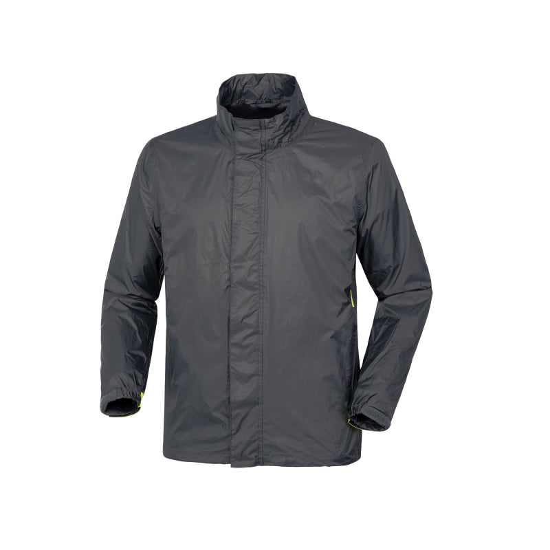 ADULT RAIN JACKET TUCANO NANO RAIN ALPHA ANTHRACITE GREY SIZE M WITH VENTILATION SYSTEM + REFLECTIVE INSERTS