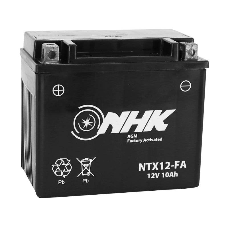 12V 10Ah NTX12 NHK FA MAINTENANCE-FREE READY-TO-USE BATTERY (Lg150xW87xH130mm) (FACTORY ACTIVATED - PREMIUM QUALITY - EQUIVALENT YTX12-BS)