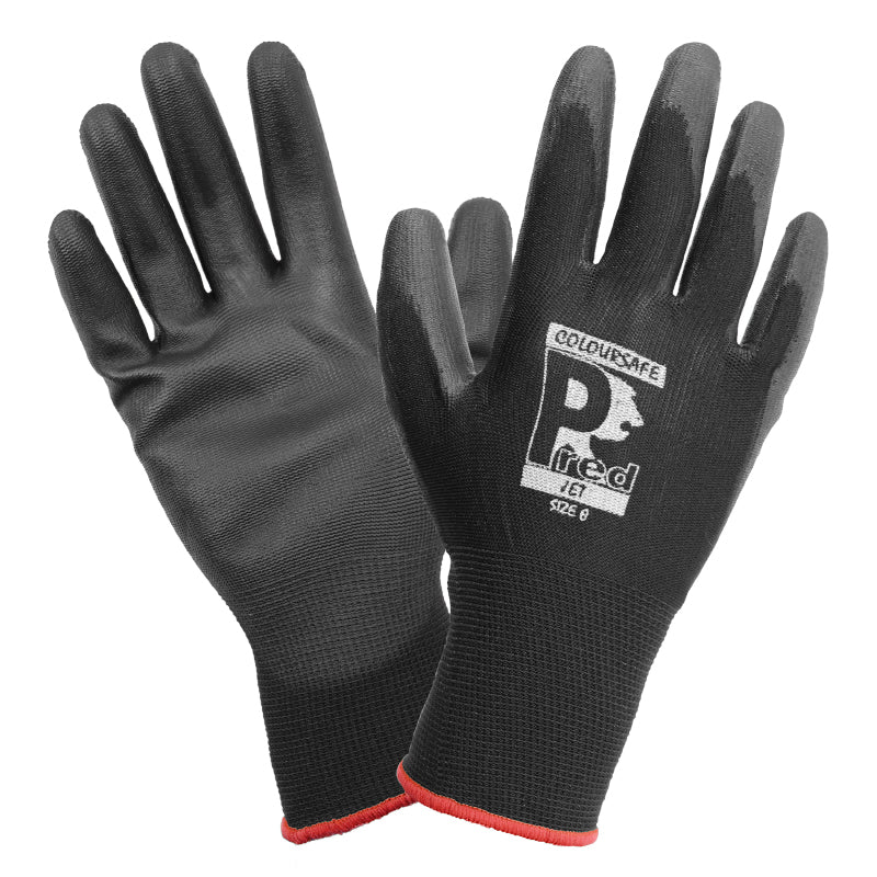 GANTS ATELIER POLYURETHANE NOIR HOMOLOGUE CE - TAILLE  8  (PAIRE)