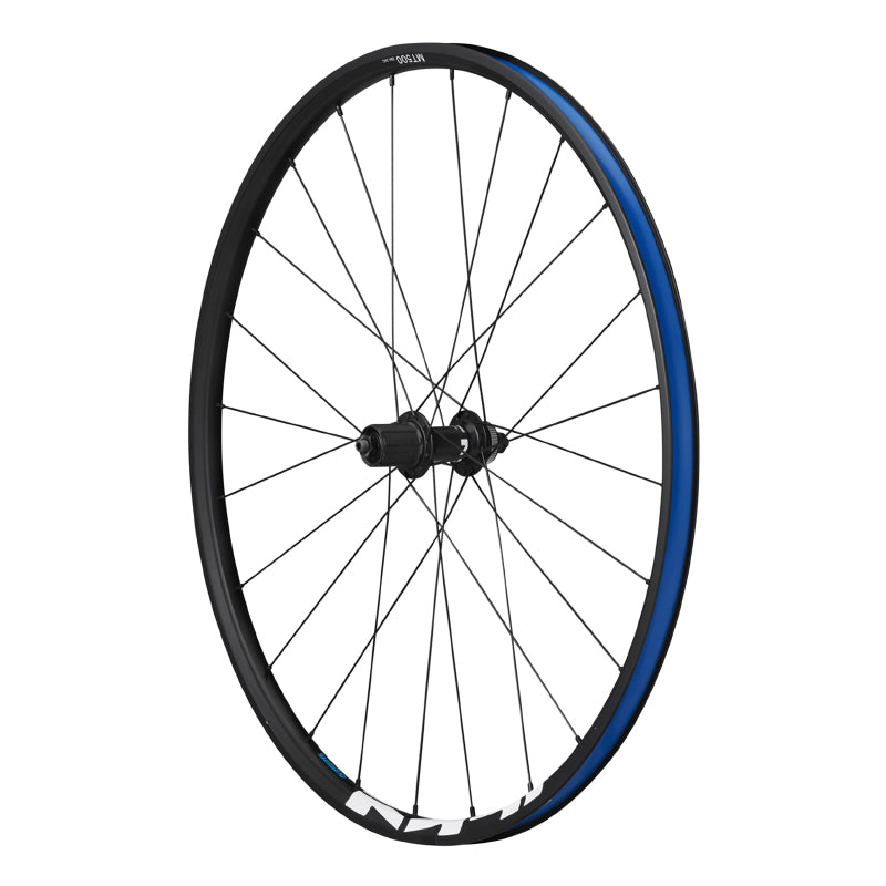 ROUE VTT DISQUE 29" SHIMANO MT500 BOOST CENTERLOCK ARRIERE 11-10-9V NOIR AXE TRAVERSANT 12-148 JANTE 24C