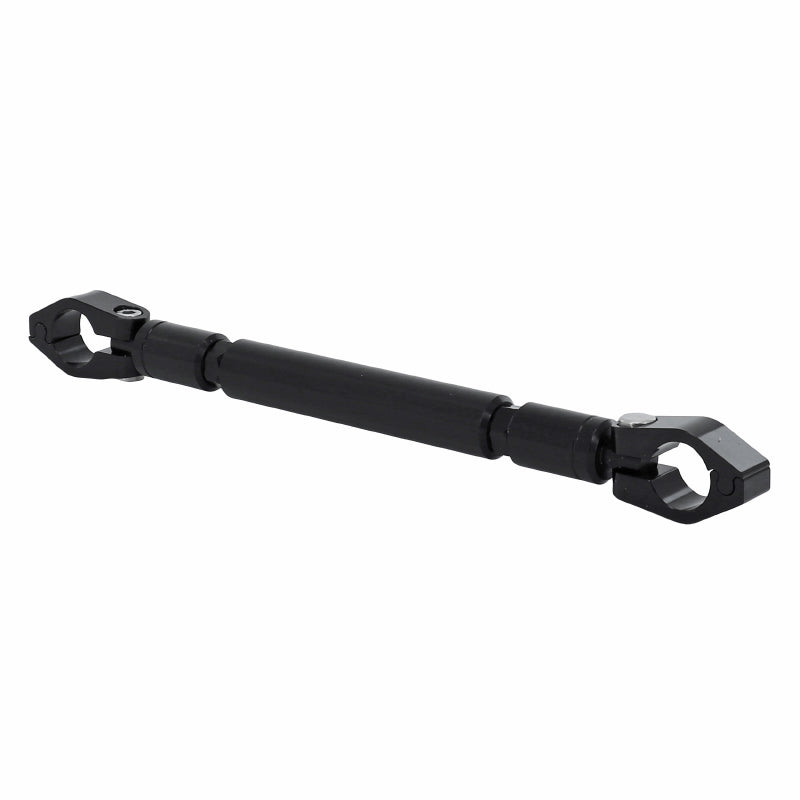 AVOC MOTORFIETS STUUR VERSTERKINGSSTAAF ZWART ALU VERSTELBAAR 224 mm TOT 280 mm VOOR STUUR DIAM 22mm