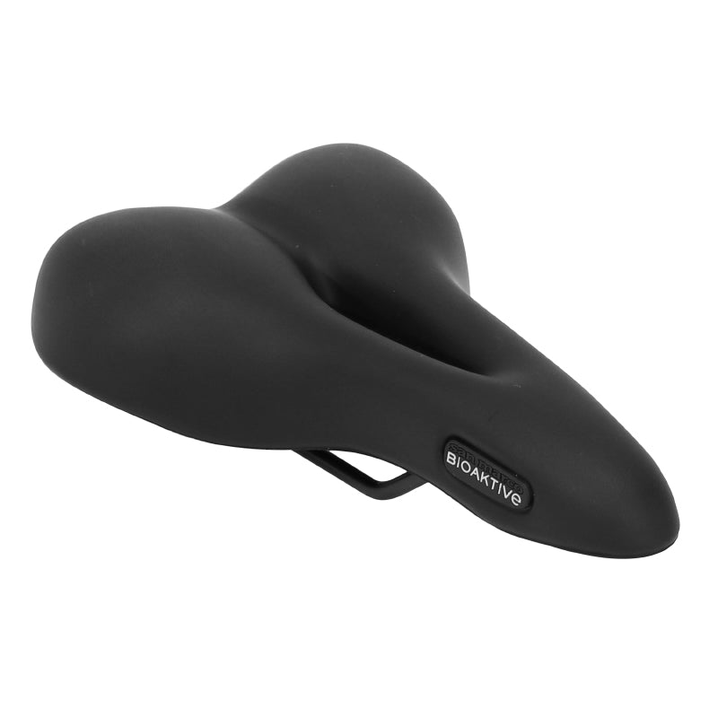 SELLE SAN MARCO BIOAKTIVE TREKKING OPEN MEMORY SHAPE UNISEX BLACK ATHLETIC RAIL STEEL 415g 188x273mm (ON CARD)