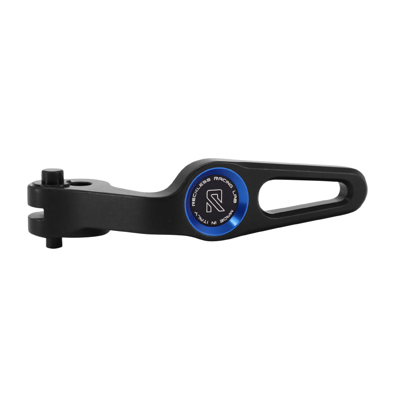 MAXISCOOTER RECKLESS ALU PARKING BRAKE LEVER FOR YAMAHA 530 TMAX 2017+2019 BLACK-BLUE (SOLD INDIVIDUALLY)