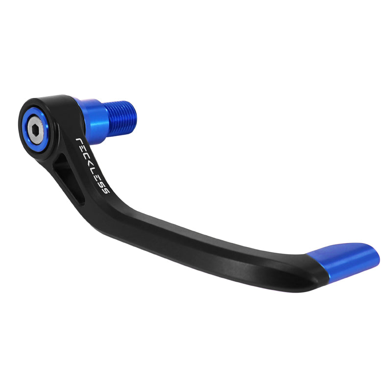 MAXISCOOTER RECKLESS ALU BRAKE LEVER PROTECTION FOR YAMAHA 530 TMAX 2017+2019 BLACK-BLUE RIGHT (SOLD INDIVIDUALLY)