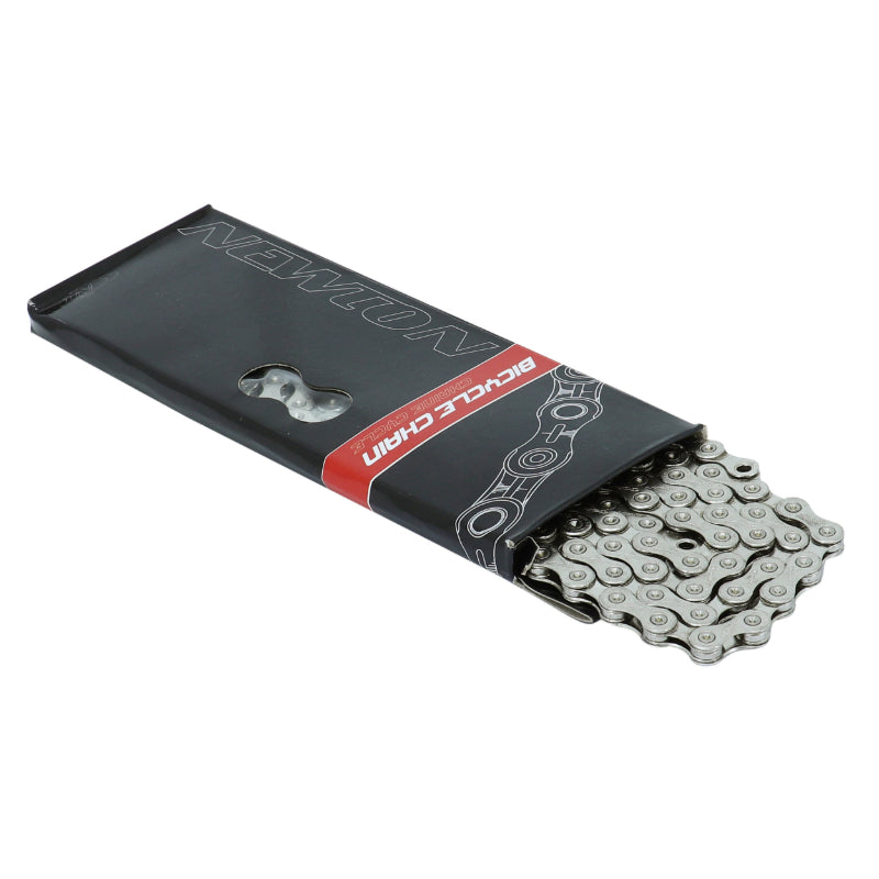 12V E-BIKE CHAIN. NEWTON TAYA TOLV-12 BLACK-SILVER REINFORCED 138 LINKS SHIMANO AND SRAM COMPATIBLE