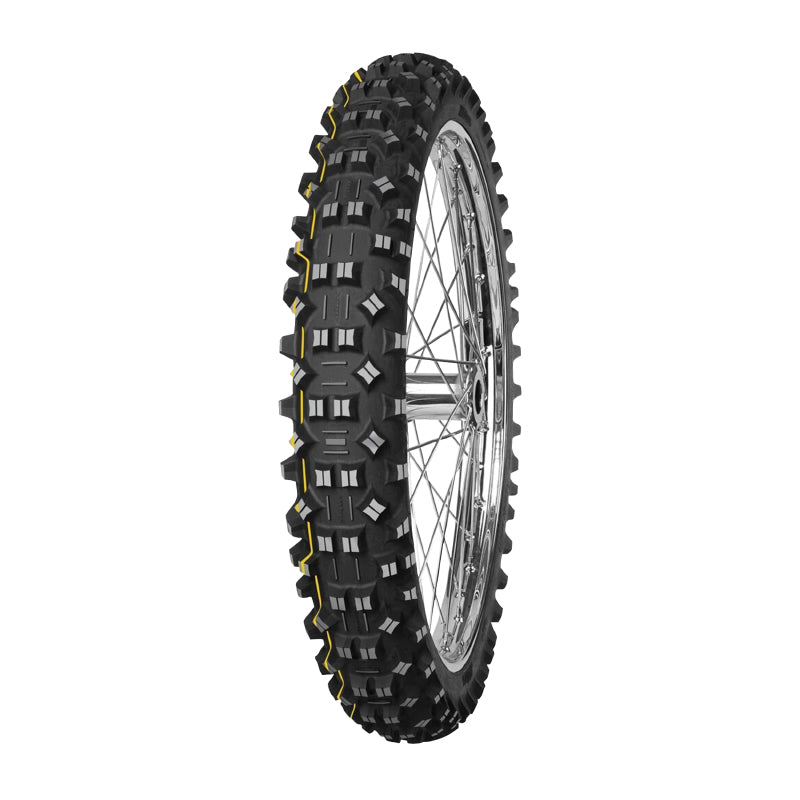 PNEU MOTO 21''  90-100-21 MITAS CROSS TERRA FORCE-EF FRONT TT 57R (BANDE JAUNE)