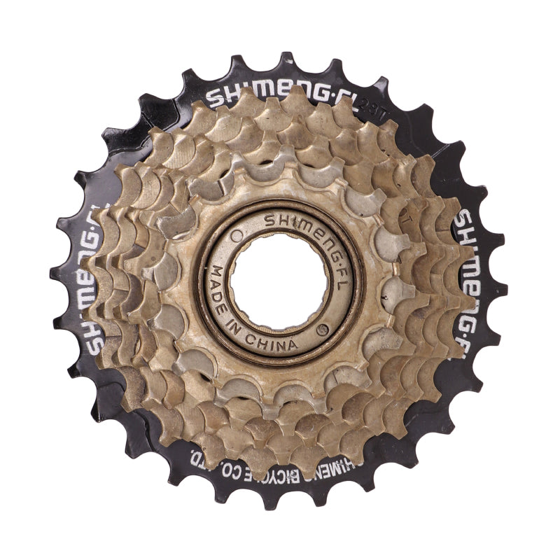 ROUE LIBRE  7V. P2R SHIMENG 14-28 BRONZE-NOIR INDEXEE