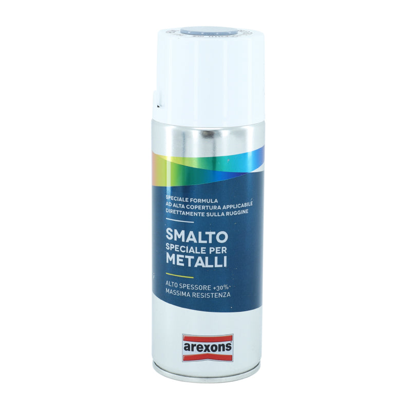 AREXONS SMALTO SPECIALE SPUITVERF GLANZEND METAAL ZILVERGRIJS AEROSOL 400 ml (3803)