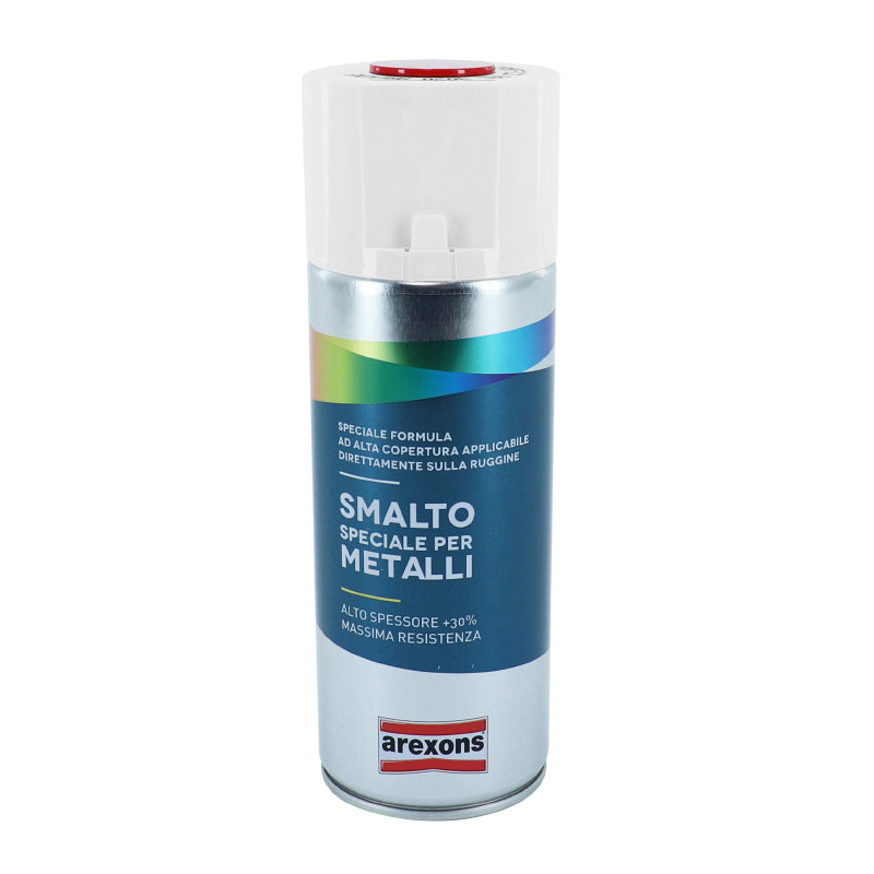 AREXONS SMALTO SPECIALE SPUITVERF GLANZEND METAAL VERKEERSROOD RAL 3020 AEROSOL 400 ml (3815)