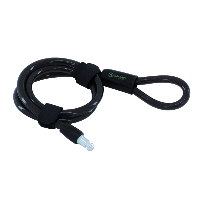 ANTIVOL VELO CABLE A BOUCLE AUVRAY PLUG POUR FER A CHEVAL CABLE 1m DIAM 10mm (COMPATIBLE AVEC FER A CHEVAL REF 168946)