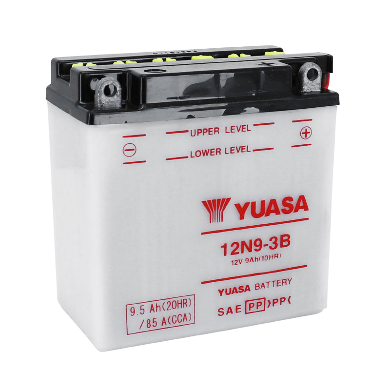 BATTERIE 12V  9 Ah 12N9-3B YUASA YUMICRON AVEC ENTRETIEN  (Lg135xL75xH139mm)