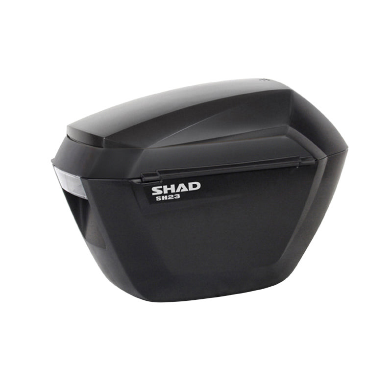 SHAD SH23 SIDE-CASE RAW BLACK (3P SYSTEM fixing sold separately) (D0B23100) (PAIR)