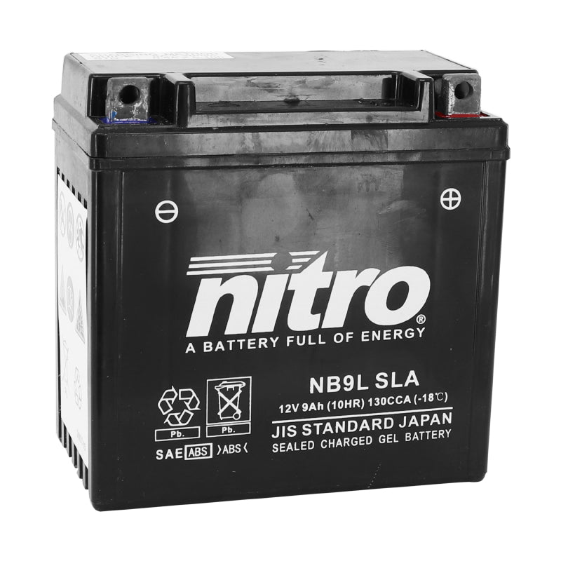 12V 9 Ah NB9L NITRO SLA BATTERY MAINTENANCE-FREE READY TO USE (Lg135xW75xH139mm)