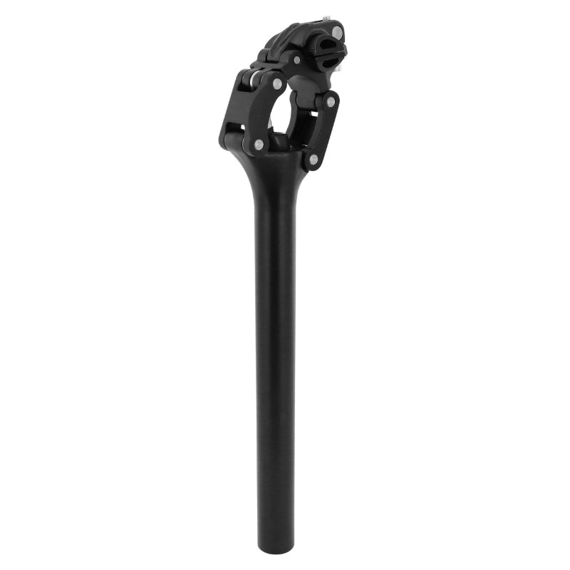 TIGE DE SELLE CITY SUSPENSION PARALLELOGRAMME NEWTON DIAM 27.2 L350mm NOIR POUR UTILISATEUR  70-90 Kgs(SUR CARTE)