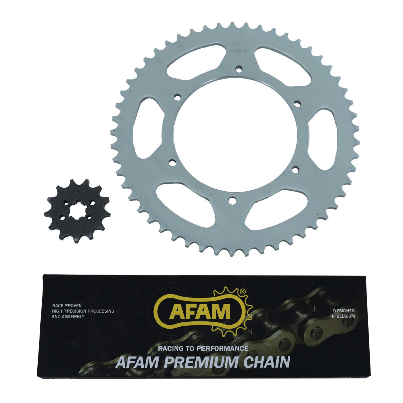 ADAPTABLE CHAIN ​​KIT GILERA 50 SMT RACING 2011+2016 420 13x53 (CROWN DIAM 108-123-6.5) -AFAM-