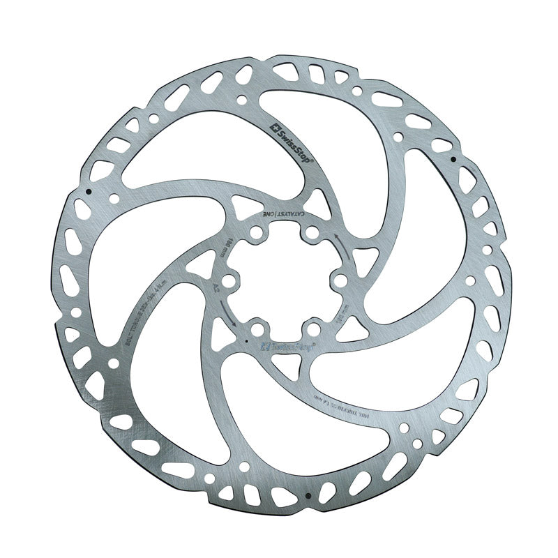 MTB REMSCHIJF 6 GATEN SWISSSTOP KATALYSATOR ÉÉN 180mm