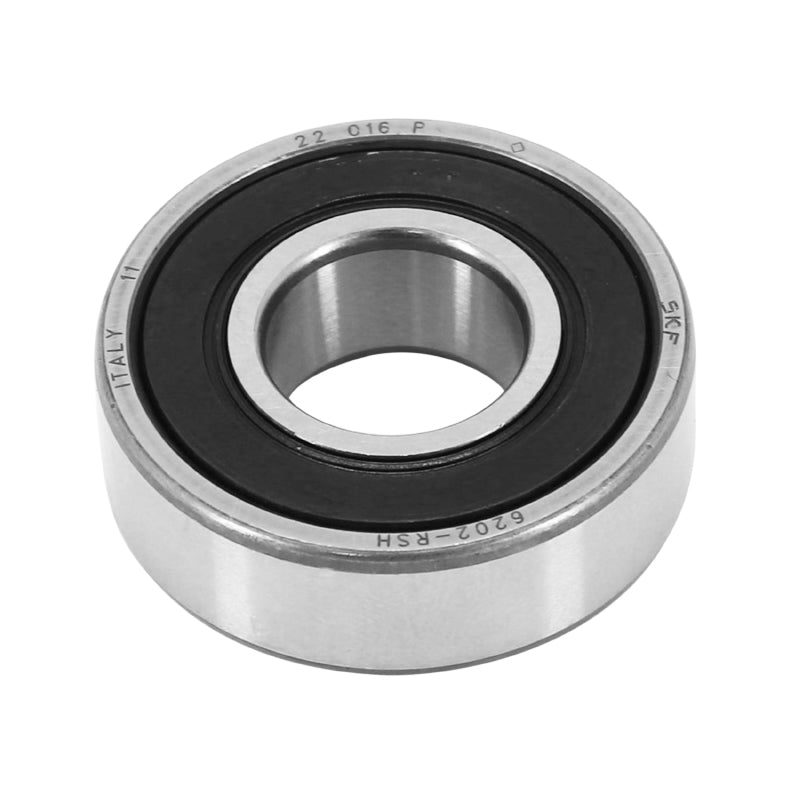 ROULEMENT DE ROUE 6202-RSH (15x35x11) SKF (ETANCHE COTE EXTERIEUR ET STANDARD COTE INTERIEUR) ADAPTABLE DERBI 50 SENDA DRD AV-AR, GPR 50 AV-AR  - GILERA 50 SMT AV-AR, RCR AV-AR (VENDU A L'UNITE)