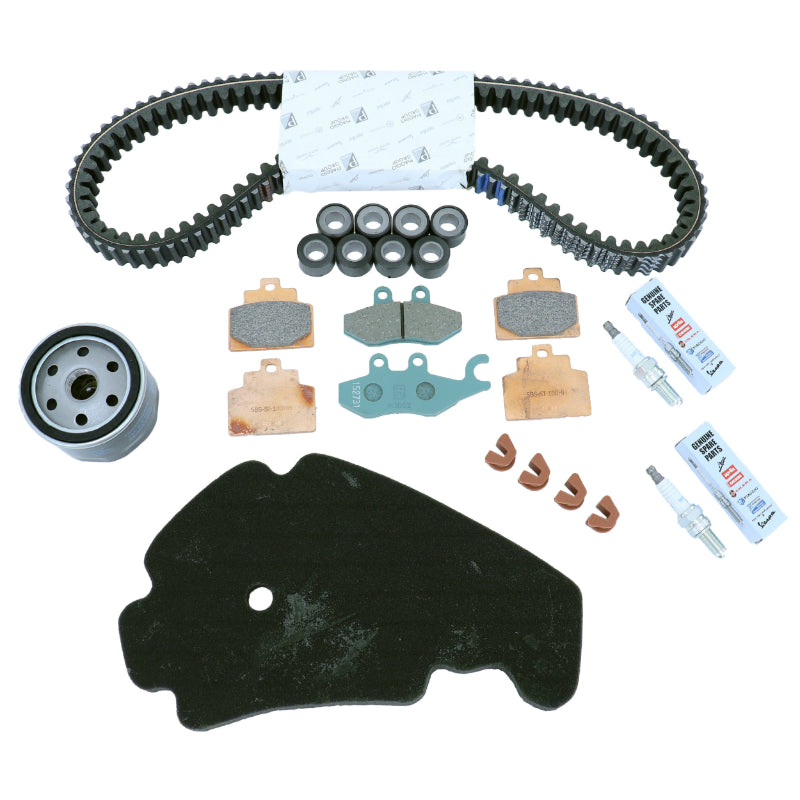 KIT ENTRETIEN MAXISCOOTER ORIGINE PIAGGIO 500 MP3 ABS MARS-2019+2020 (AVEC PLAQUETTES DE FREIN)  -1R000503-