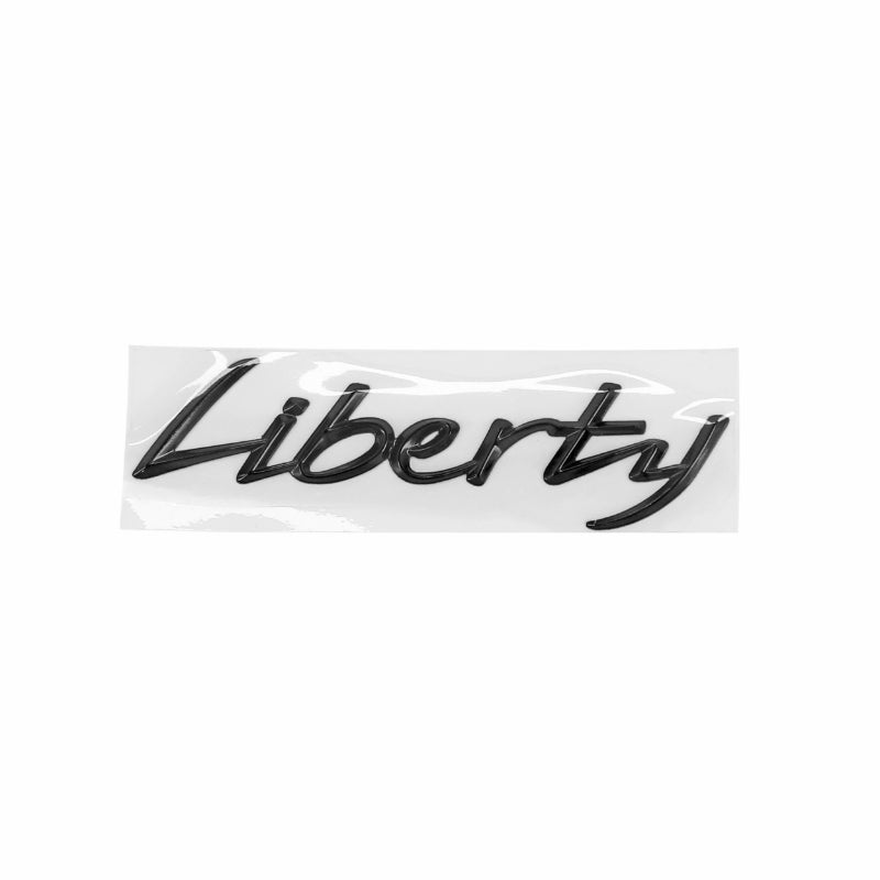 AUTOCOLLANT-STICKER-DECOR "LIBERTY" NOIR ORIGINE PIAGGIO 50-125 LIBERTY IGET 2015+ -2H004052-