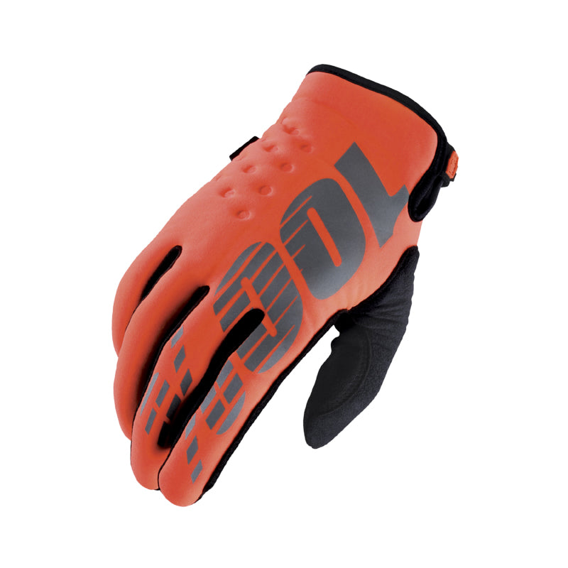 GANTS 100% ADULTE BRISKER CE ORANGE FLUO  T 8 (S)  (HOMOLOGUE EN 13594:2015)