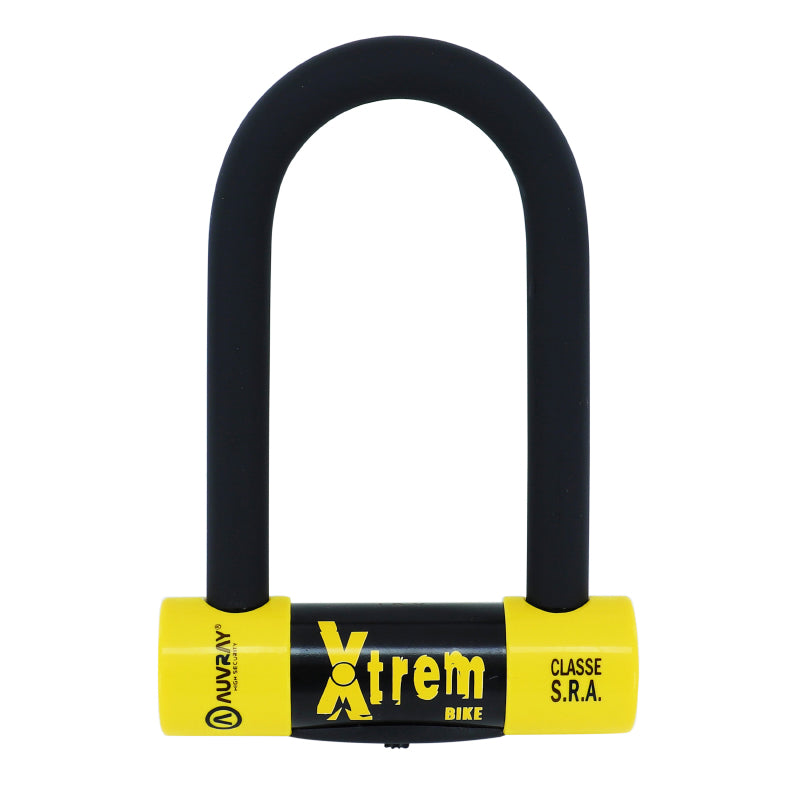 U AUVRAY XTREM BICYCLE LOCK 80x150 mm (DIAM 16 mm) WITHOUT SUPPORT SECURITY LEVEL 10-10 - SRA APPROVED