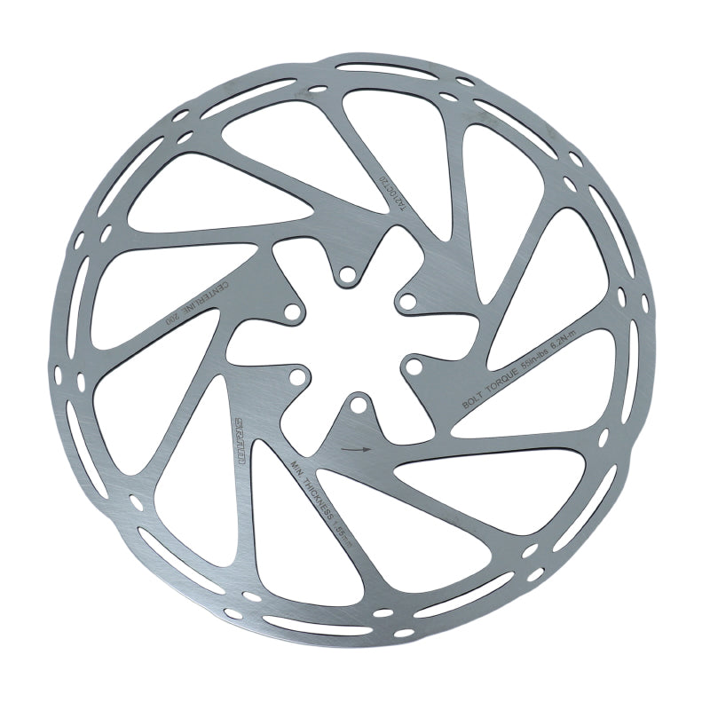 DISQUE DE FREIN VTT 6 TROUS SRAM CENTERLINE 200mm ARGENT