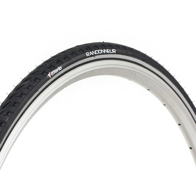 URBAN VTC TIRE 700 X 28 VITTORIA RANDONNEUR BLACK TR (28-622) REFLEX SIDEWALL