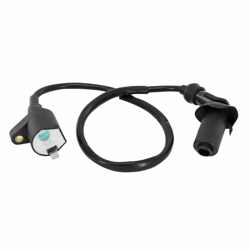 BOBINE ALLUMAGE SCOOT ADAPTABLE SYM 50 ORBIT II 4T (AVEC ANTIPARASITE) (OEM 3051A-ABA-0000)  -P2R-