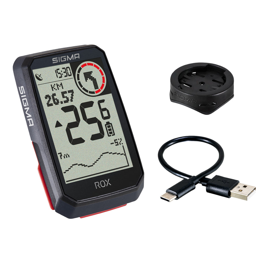 COMPTEUR SIGMA ROX4.0 GPS NOIR ALTIMETRE