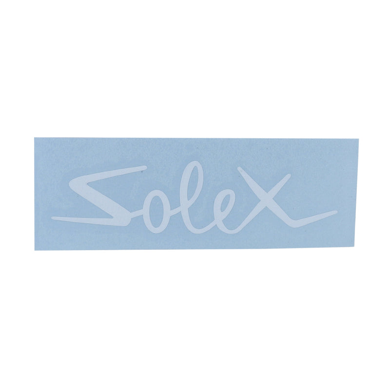 AUTOCOLLANT-STICKER CYCLO SOLEX POUR CADRE TRANSFERT BLANC (VENDU A L'UNITE)