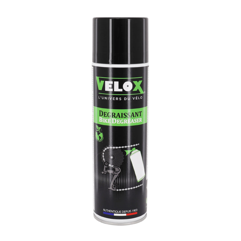 DEGRAISSANT VELO VELOX BIO CASSETTE ET CHAINE (AEROSOL 400ml) - BIODEGRADABLE