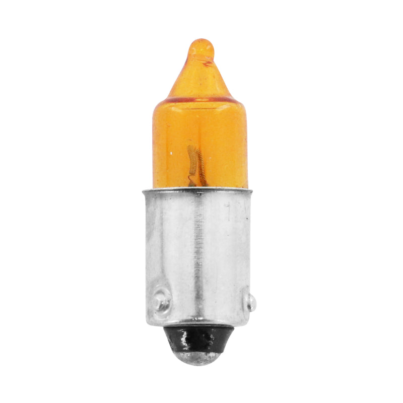 MINIATUUR HALOGEEN LAMP H10W1 12V 21W BAU9s BEHUIZING INDICATOR LUGS OFFSET 120° ORANJE (KNIPPEREN) (VERKOCHT PER EENHEID) -P2R-