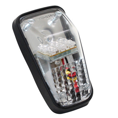 FEU ARRIERE 50 A BOITE-MOTO TYPE HONDA XR TRANSPARENT A LEDS  -REPLAY-**