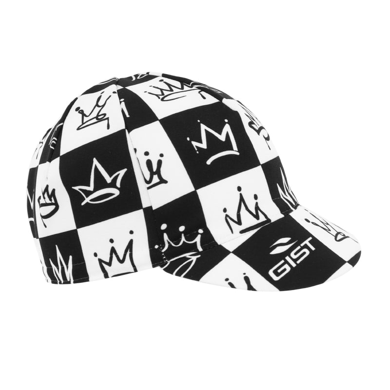 DECO KING BLACK-WHITE BICYCLE CAP