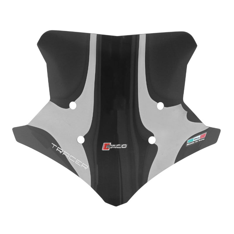 MOTORFIETS WINDSCHERM VOOR YAMAHA 900 TRACER 2015+2017 GEROOKTE VERSTERKTE VERBINDING (KORTE HOOGTE 355mm) -FACO-