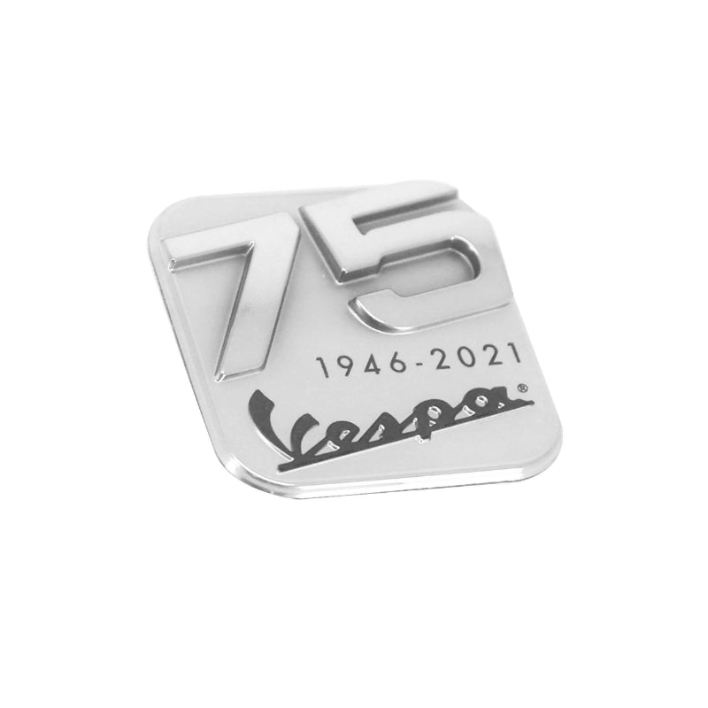 AUTOCOLLANT-STICKER-DECOR "VESPA 75°" ORIGINE PIAGGIO 50-125-300 GTS, PRIMAVERA 2020+ -2H004370-