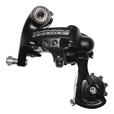 DERAILLEUR ROUTE ARRIERE CAMPAGNOLO 10V. VELOCE CHAPE COURTE NOIR DOUBLE