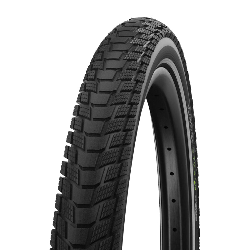 PNEU CARGO - CITY 24 X 2.15 SCHWALBE PICK-UP NOIR TR  DOUBLE DEFENSE (55-507) COMPATIBLE VAE (POIDS MAX 136kgs)