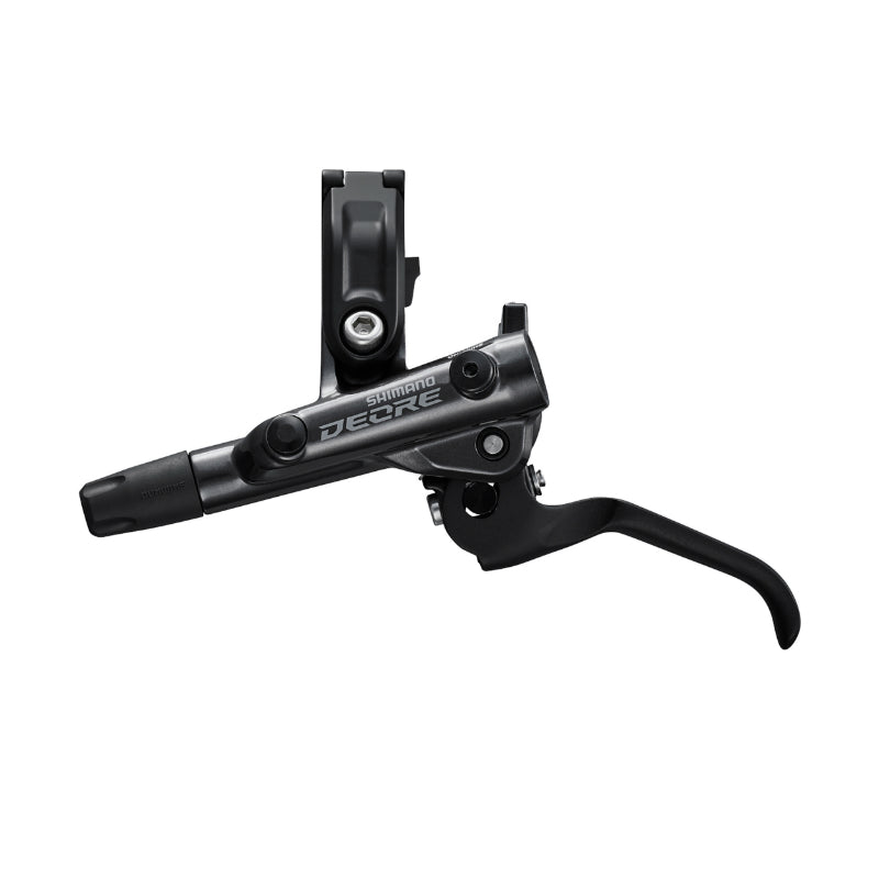 MTB SCHIJFREMHENDEL 2 VINGERS LINKS SHIMANO DEORE M6100 ZWART (ALLEEN VERKOCHT ZONDER CALIPER)