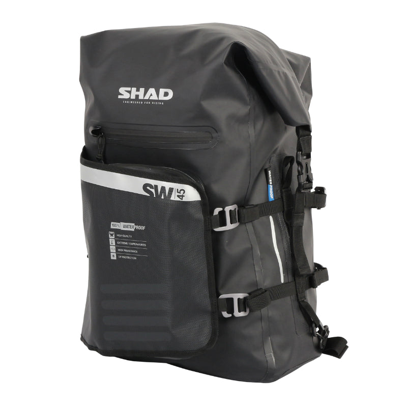 SAC-BALUCHON-SACOCHE MOTO SHAD SW45 NOIR 40L (FIXATION INCLUE)  (X0SW45)