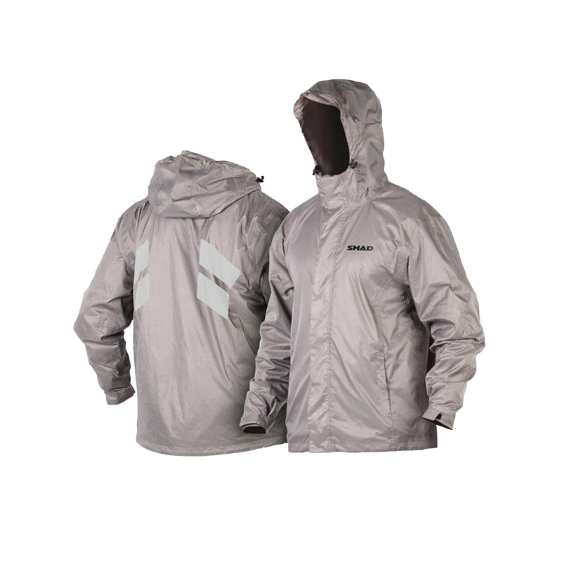 SHAD TALLA GREY ADULT RAIN JACKET SIZE S WITH VENTILATION SYSTEM (X0SR55S)