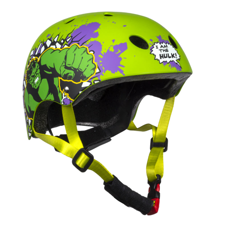 CASQUE VELO ENFANT DISNEY V3 HULK VERT AVEC MOLETTE REGLAGE TAILLE 54-58 (VENDU SUR CARTE)