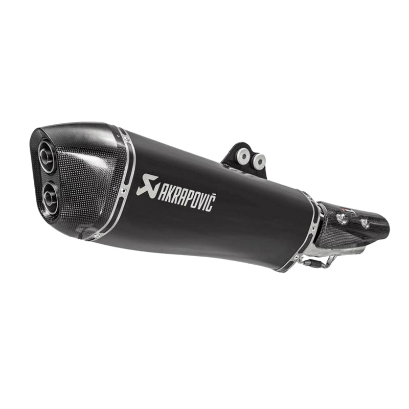 POT MAXISCOOTER AKRAPOVIC POUR KYMCO 550 AK 2017+2020 (SILENCIEUX SEUL BLACK) (S-KY5SO1-HRAASSBL) (HOMOLOGUE CE)