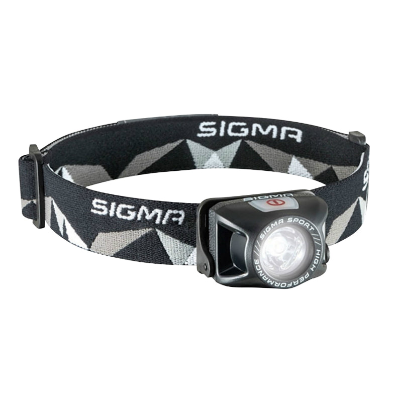 SIGMA HEADLED 2 FRONT USB-FIETSVERLICHTING HOOFDBEVESTIGING - ZICHTBAAR VANAF 400 m (AUTONOMIE 5H NORMALE MODUS EN 20H ECO-MODUS)