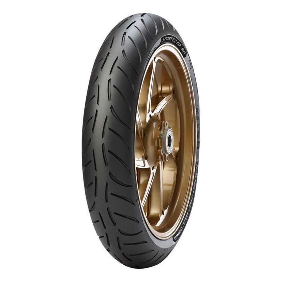 PNEU MOTO 16'' 130-70-16 METZELER SPORTEC M7 RR RADIAL FRONT TL 61W